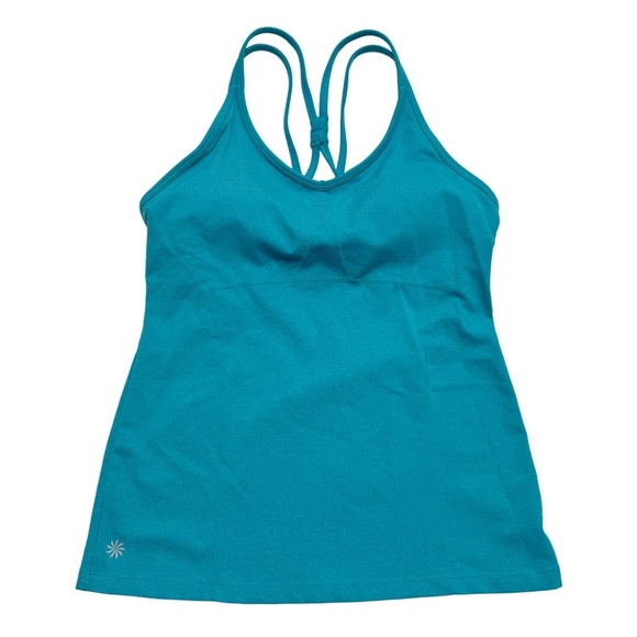 Athleta Tops - {Athleta} "Empowerment Tank Top" Strappy Back Shelf Bra Athletic Gym Yoga